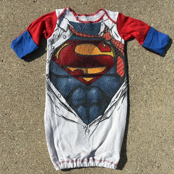 Superman DC Comics Baby Superhero Handmade newborn sleep sack new ba… - Picture 1 of 9
